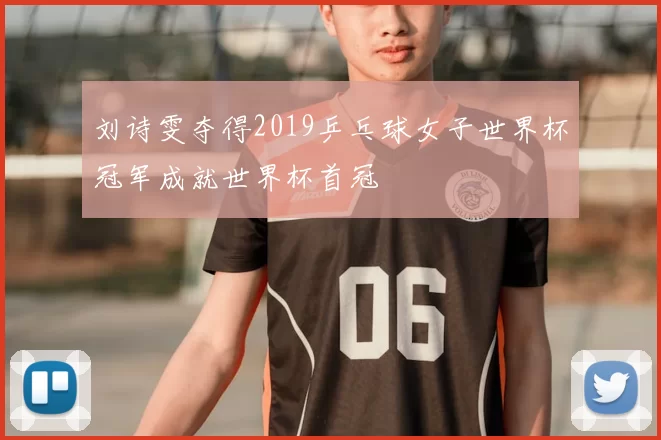 刘诗雯夺得2019乒乓球女子世界杯冠军成就世界杯首冠